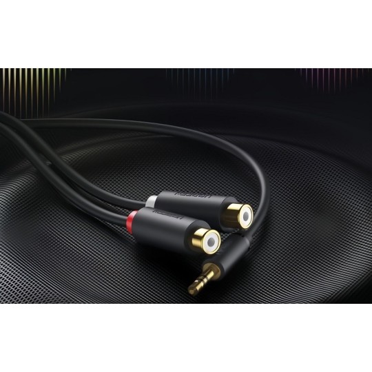 UGREEN 3.5mm Male to 2RCA Male Audio Cable - AV195 - 90245