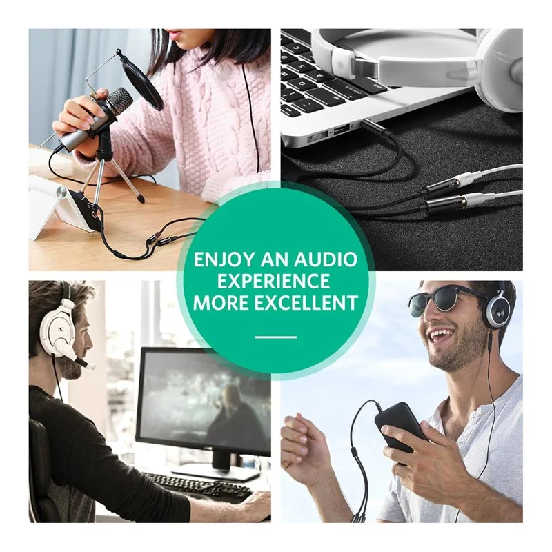 UGREEN 3.5mm male to 2 Female Audio Cable - AV141 - 30620