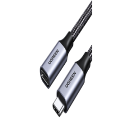 UGREEN USB-C Male to Female Gen2 5A Braided Cable - US372 - 30205