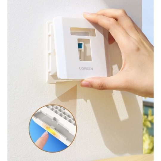 UGREEN Single-Port Wall Plate 1 pc - NW144 - 80180