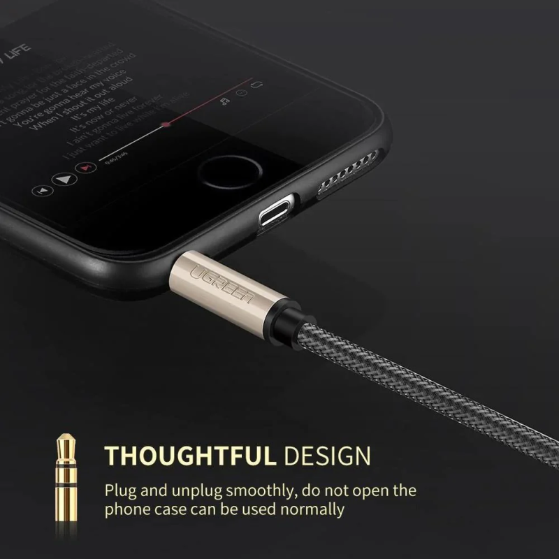 UGREEN 3.5mm Audio Cable Net Braid - AV125 - 10602