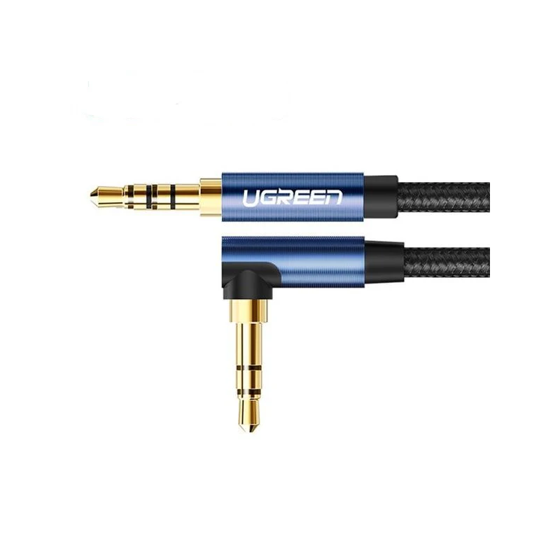 UGREEN 3.5mm Male to 3.5mm Male Cable Gold Plated Metal Case with Braid - AV112 - 60179