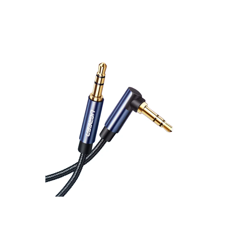 UGREEN 3.5mm Male to 3.5mm Male Cable Gold Plated Metal Case with Braid - AV112 - 60179