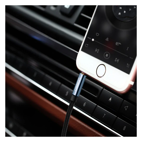 UGREEN 3.5mm Male to 3.5mm Male Cable Gold Plated Metal Case with Braid - AV112 - 60179