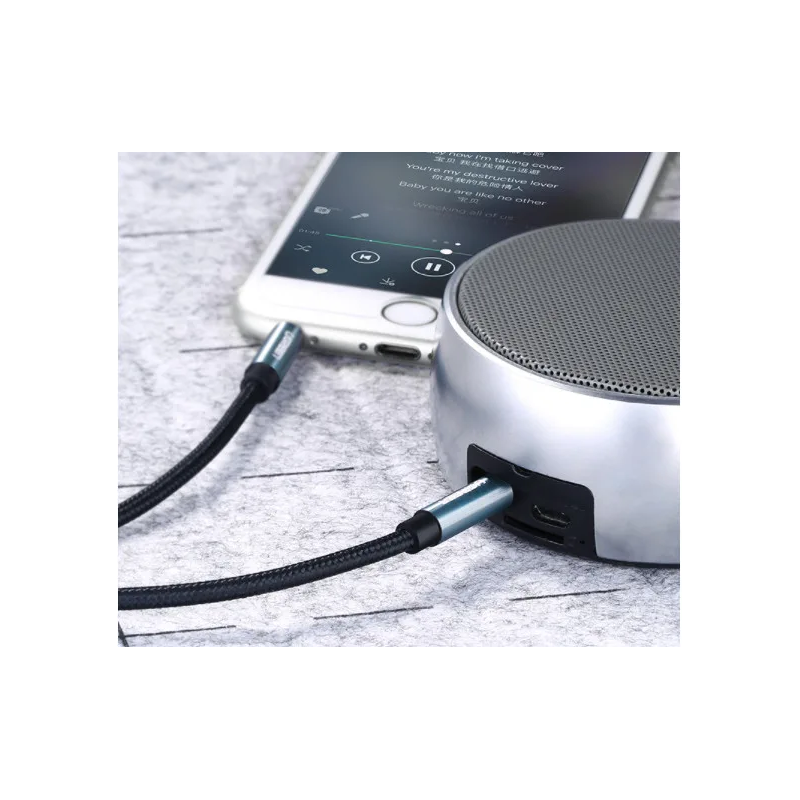 UGREEN 3.5mm Male to 3.5mm Male Cable Gold Plated Metal Case with Braid - AV112 - 10685