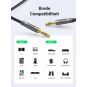 UGREEN 3.5mm Metal Connector Braided Audio Cable - AV150 - 50355