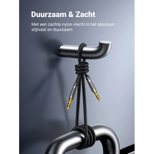 UGREEN 3.5mm Metal Connector Braided Audio Cable - AV150 - 50355