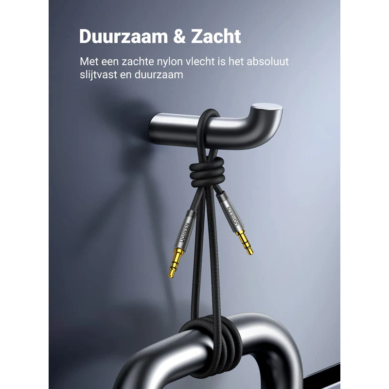 UGREEN 3.5mm Metal Connector Braided Audio Cable - AV150 - 50355