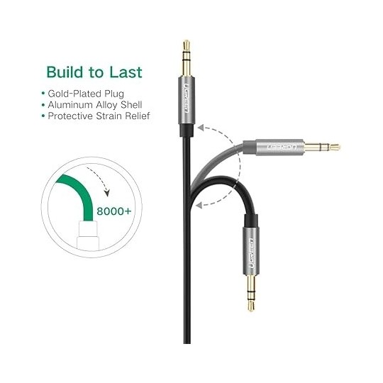 UGREEN 3.5mm Male to 3.5mm Male Cable - AV119 - 10733
