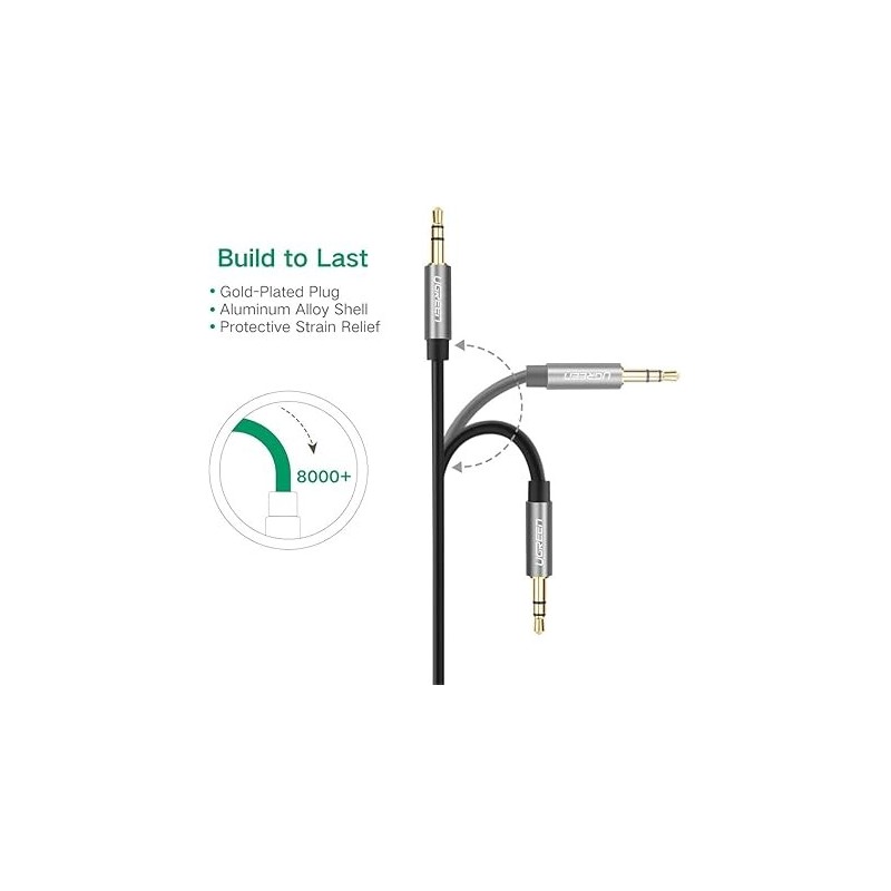 UGREEN 3.5mm Male to 3.5mm Male Cable - AV119 - 10733