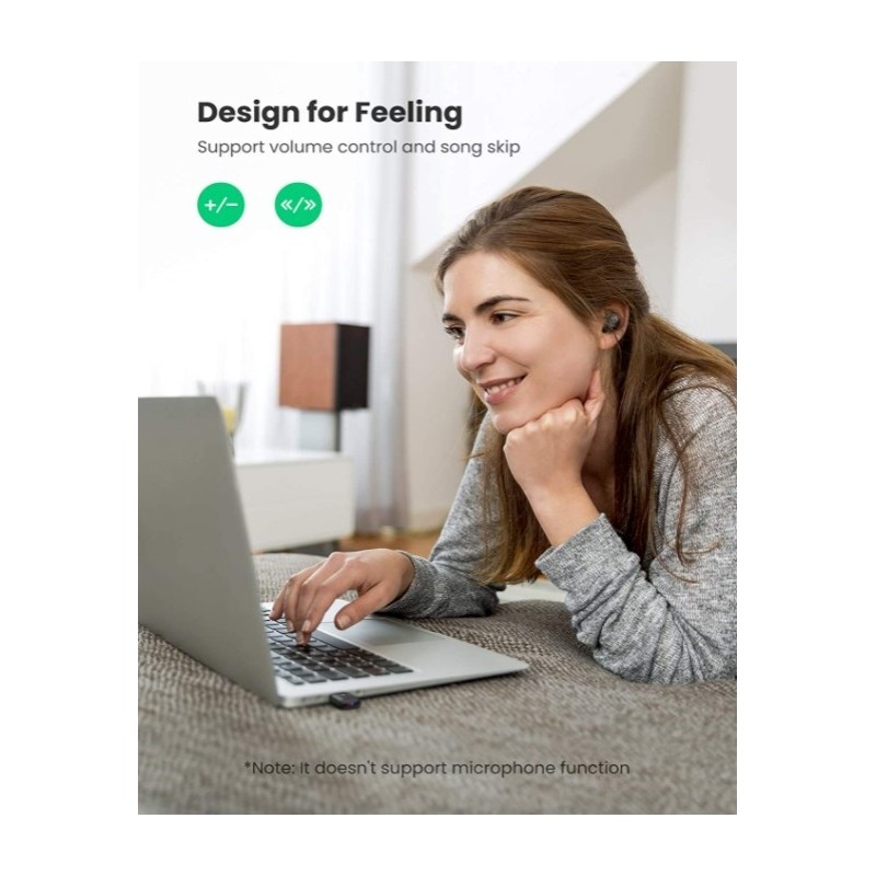 UGREEN USB2.0 Bluetooth Transmitter 5.0 - CM408 - 10928