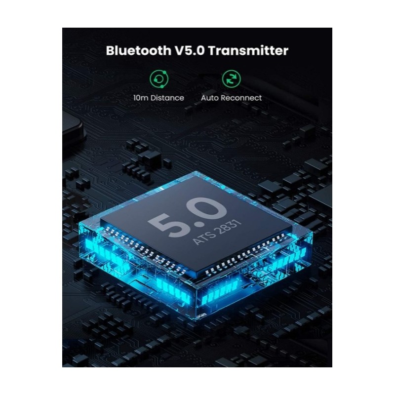 UGREEN USB2.0 Bluetooth Transmitter 5.0 - CM408 - 10928