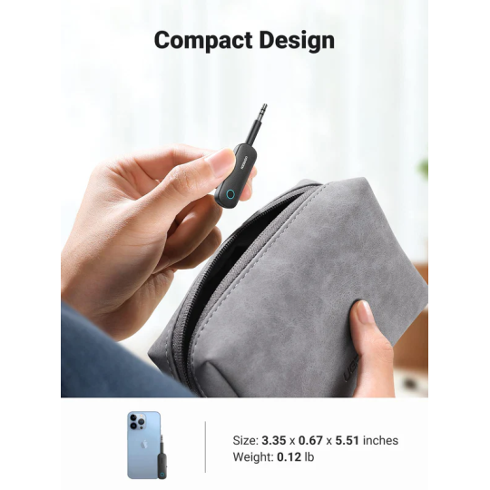 UGREEN 2-in-1 Bluetooth Transmitter & Receiver - CM403 - 80893