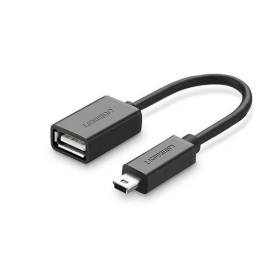 UGREEN Mini USB 5Pin Male To USB 2.0 A Female OTG Cable - US249 - 10383
