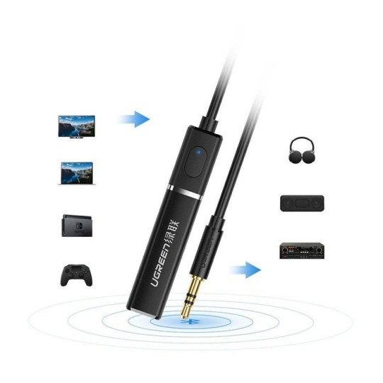 UGREEN Bluetooth Transmitter with 3.5mm Male Audio Cable - CM107 - 40761