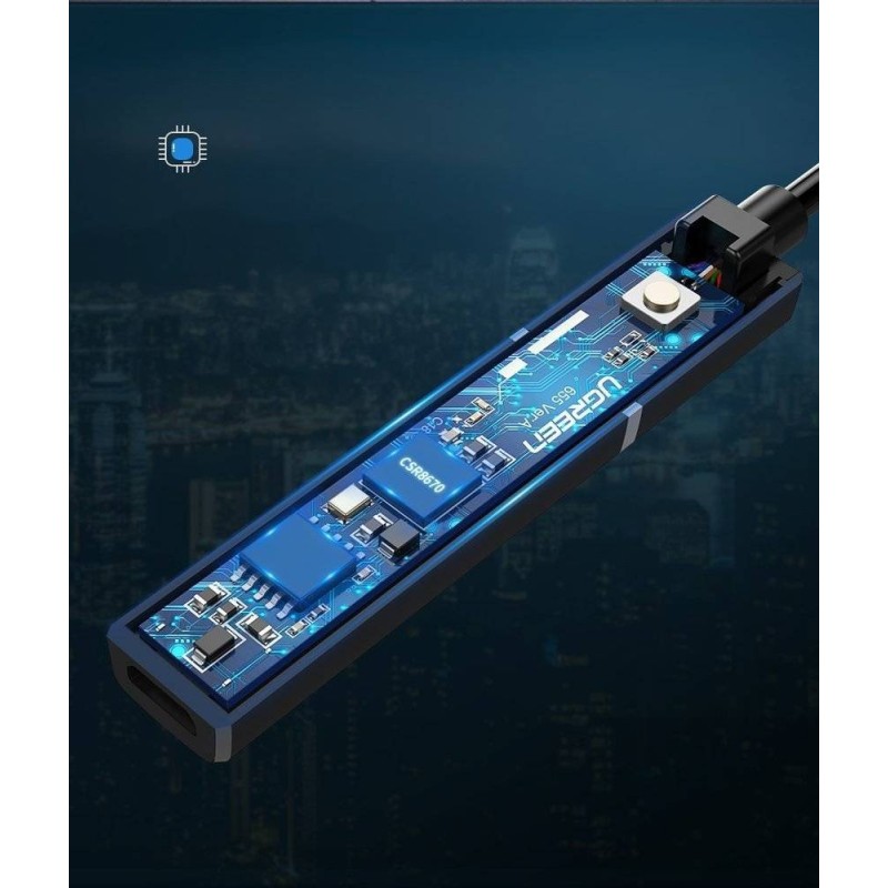 UGREEN Bluetooth Transmitter with 3.5mm Male Audio Cable - CM107 - 40761