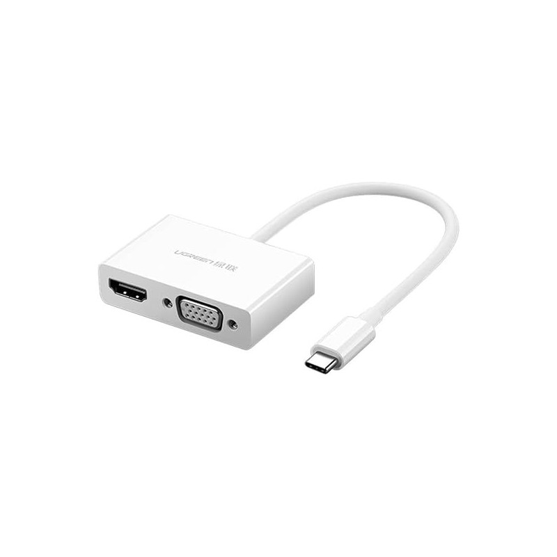 UGREEN USB Type C to HDMI + VGA Converter - MM123 - 30843