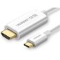 UGREEN USB Type C to HDMI Cable Male to Male ABS Case - MM121 - 30841