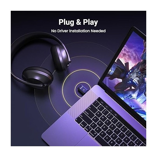 UGREEN Bluetooth 5.3 & aptx Transmitter Audio Adapter - BT501 - 45008