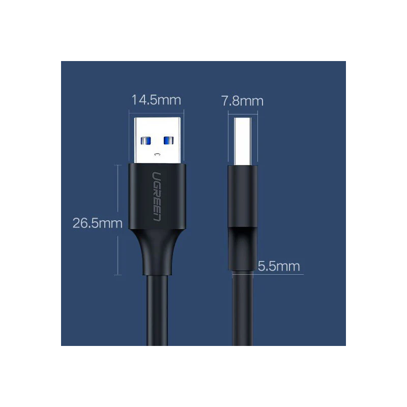 UGREEN USB 2.0 A Male to A Male Cable - US102 - 10309