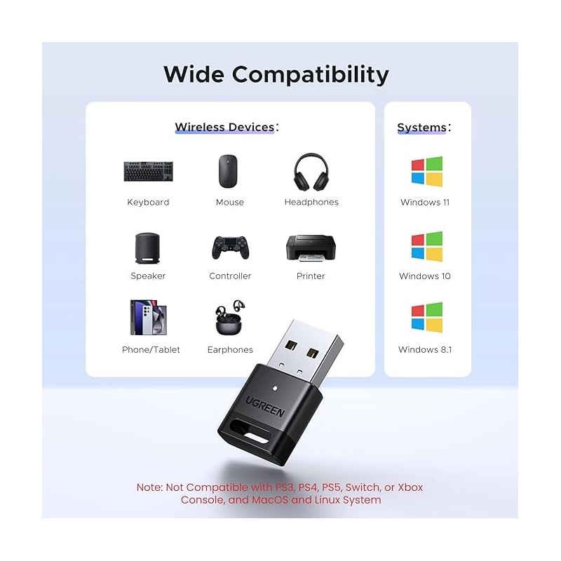 UGREEN Bluetooth 5.4 Adapter - CM748- 45134