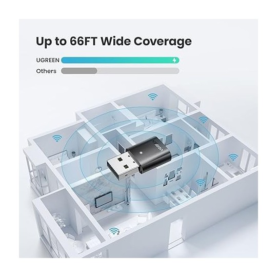 UGREEN USB Bluetooth 5.0 Adapter - CM390 - 80889