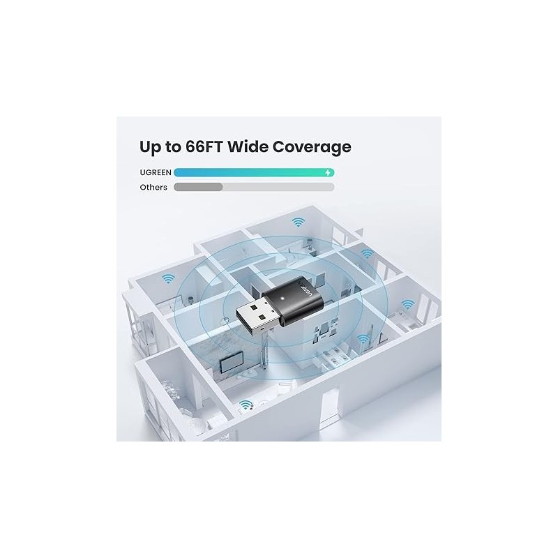 UGREEN USB Bluetooth 5.0 Adapter - CM390 - 80889