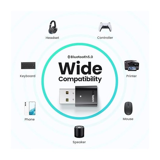 UGREEN USB Bluetooth 5.0 Adapter - CM390 - 80889