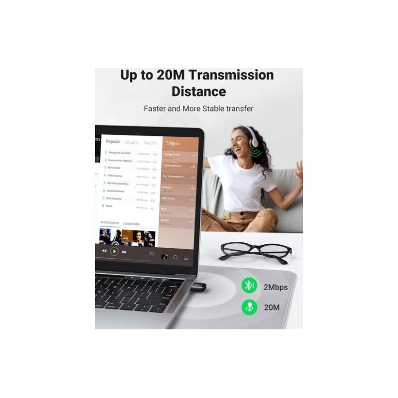 UGREEN Bluetooth 5.0 USB Adapter - CM390 - 80890