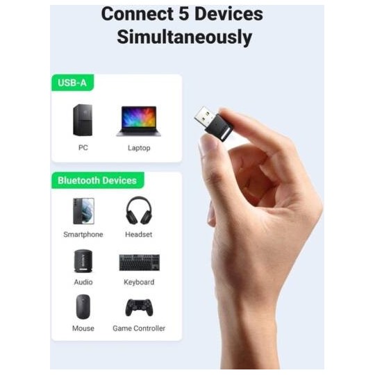 UGREEN Bluetooth 5.0 USB Adapter - CM390 - 80890