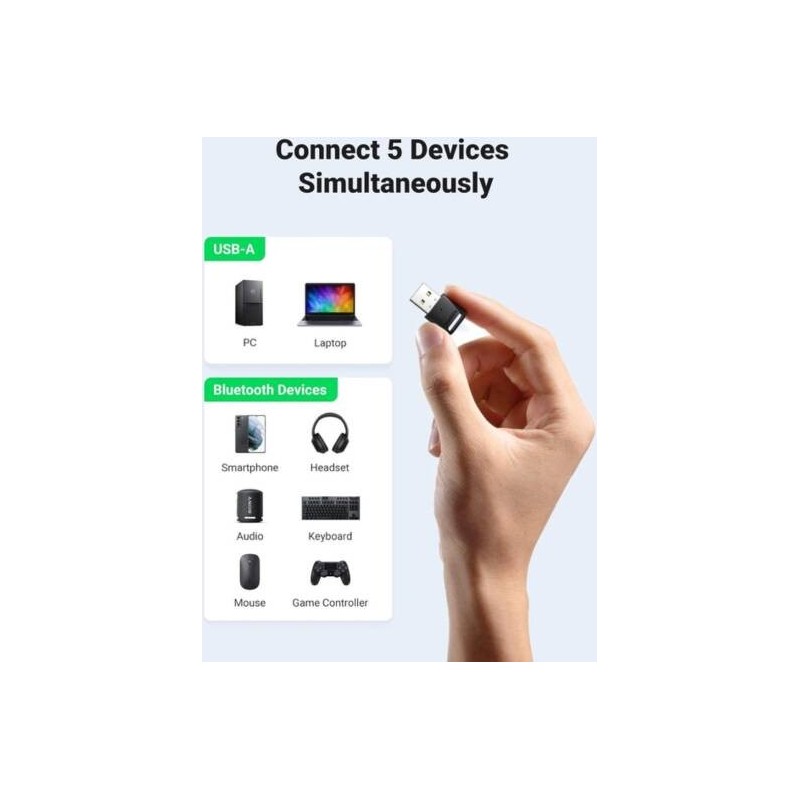 UGREEN Bluetooth 5.0 USB Adapter - CM390 - 80890