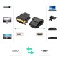UGREEN DVI-D 24+1 Male to HDMI Female Adapter (Black) - 20124
