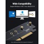 UGREEN PCIe 4.0(16×) to M.2 NVMe Expansion Card - CM465 - 30715