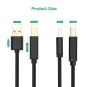 UGREEN USB 2.0 AM To BM Active Print Cable - US122 - 10374