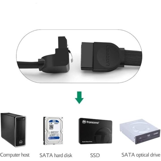 UGREEN Angled SATA 3 Data Cable - US217 - 30797