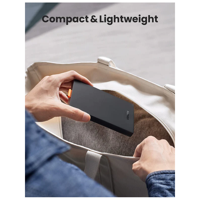 UGREEN USB 3.1 2.5" Hard Drive Enclosure 6G with USB-A to USB-C Cable + USB-C to USB-C Cable - US221 - 60735