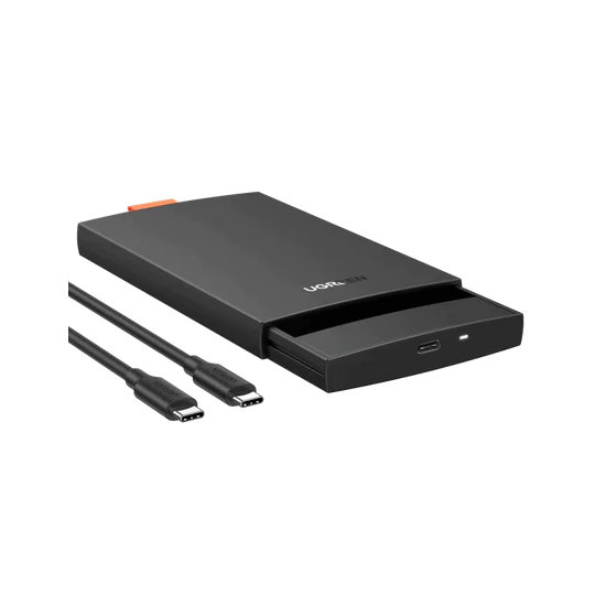 UGREEN USB 3.1 2.5" Hard Drive Enclosure 6G with USB-A to USB-C Cable + USB-C to USB-C Cable - US221 - 60735