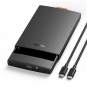 UGREEN USB 3.1 2.5" Hard Drive Enclosure 6G with USB-A to USB-C Cable + USB-C to USB-C Cable - US221 - 60735