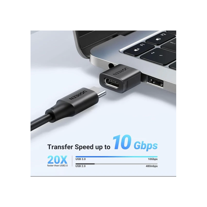 UGREEN USB-C Female to USB-A Male Adapter - US701 - 45275