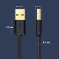 UGREEN USB-A 3.0 Male to Male Cable - US128 - 10370