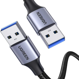 UGREEN USB-A Male to USB-A Male USB 3.0 Alu Case Braided Cable - US373 - 80790