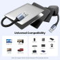 UGREEN USB-A Male to USB-A Male USB 3.0 Alu Case Braided Cable - US373 - 80790