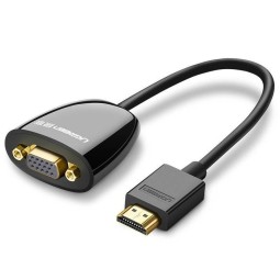 UGREEN HDMI to VGA Converter without Audio (Black) - MM105 - 40253