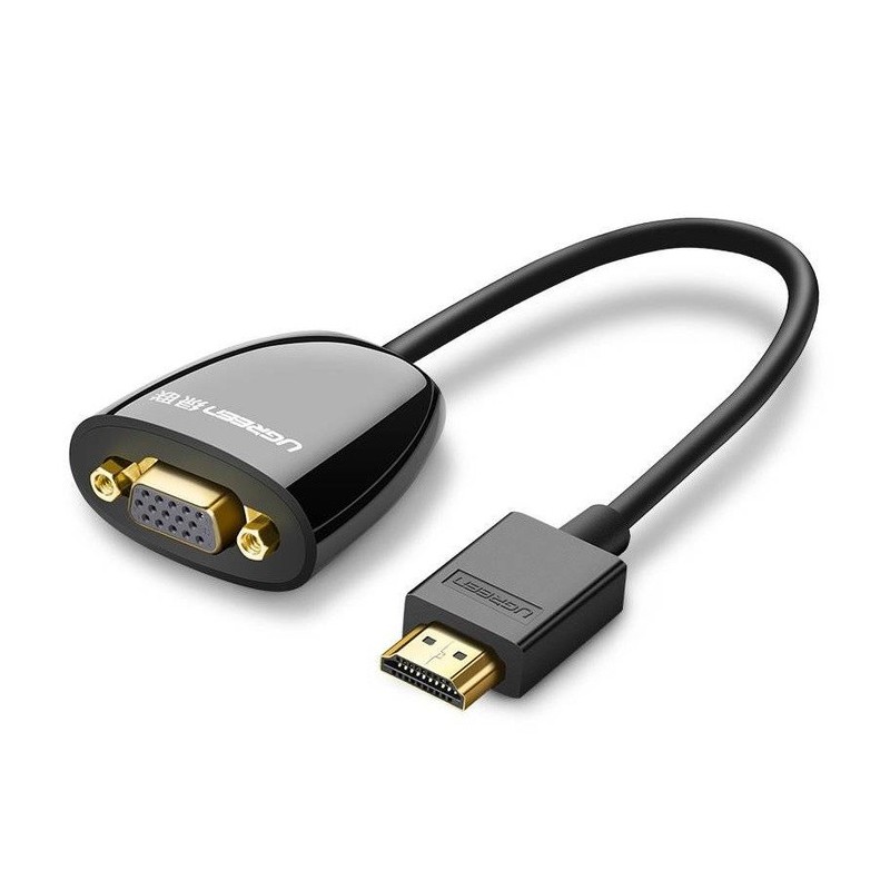 UGREEN HDMI to VGA Converter without Audio (Black) - MM105 - 40253