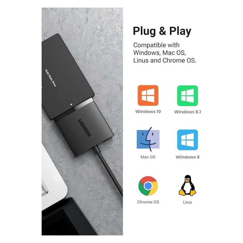 UGREEN USB 3.0 to SATA Converter - CM257 - 60561