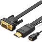 UGREEN HDMI to VGA Converter Cable 1.5m (Black) - MM101 - 30449