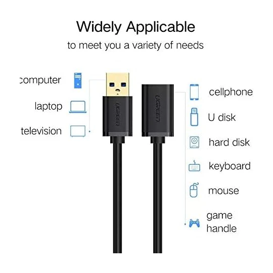 UGREEN USB 3.0 Extension Male Cable - US129 - 10368