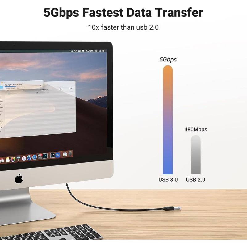 UGREEN USB 3.0 Extension Male Cable - US129 - 10368