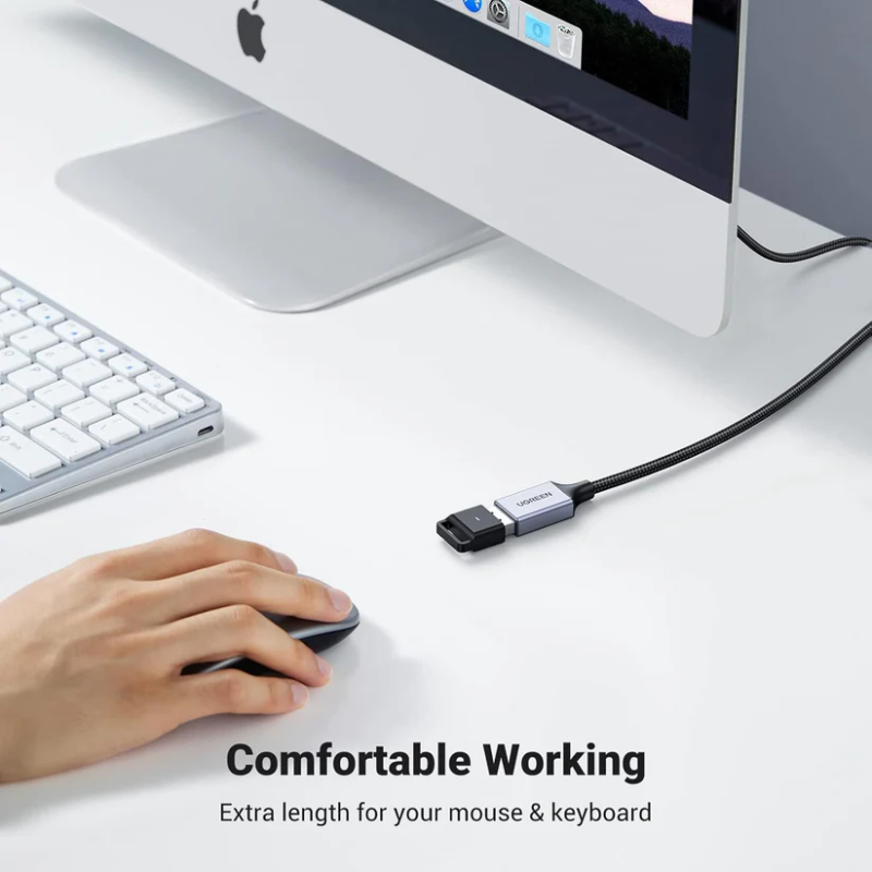 UGREEN USB 3.0 Extension Cable Aluminum Case - US115 - 10495