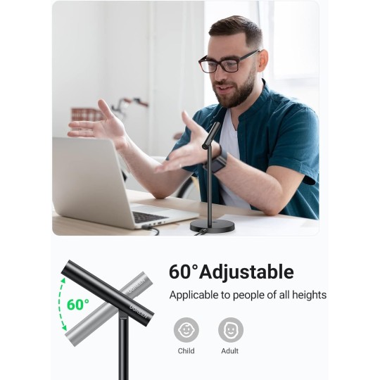 UGREEN Desktop USB Microphone With Smart Noise-Cancellig - CM379 - 10934